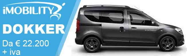 Dacia Dokker trasporto Disabili